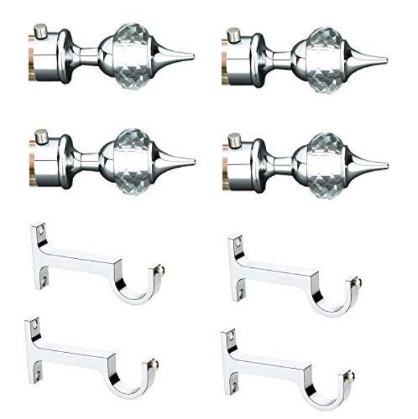 EYE BERRY FURNISH METAL CURTAIN BRACKETS