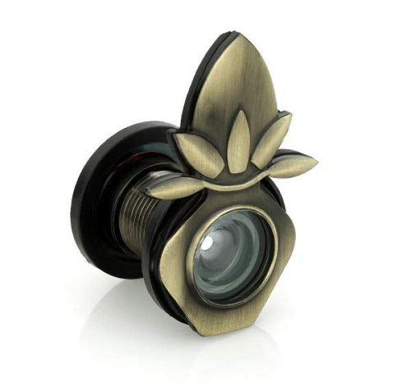 EYE BERRY BRASS STANDARD DOOR VIEWER